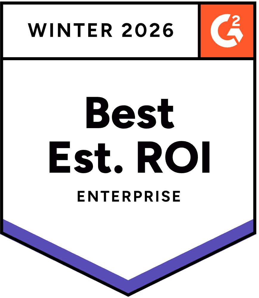 G2 Best Estimated ROI Enterprise